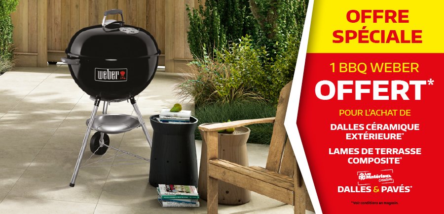 Offre exceptionnelle : un barbecue offert sous conditions dans les magasins Bloc&Job et CMPM