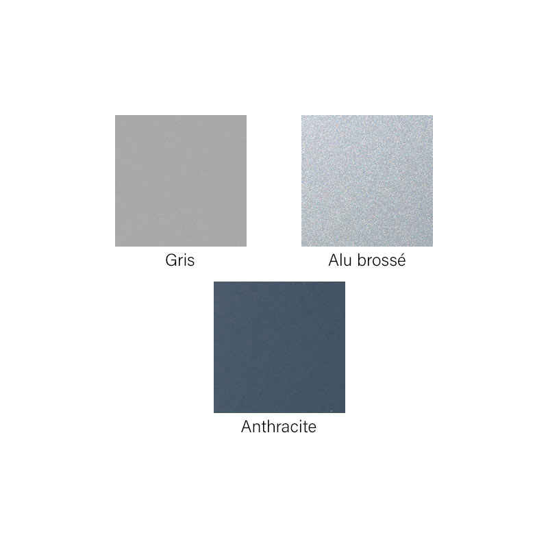 Gris, Alu Brossé, Anthracite