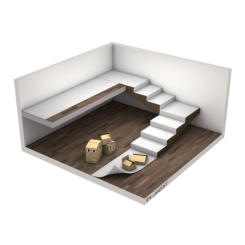 Protection de chantier FloorlinerTM BASIC de Landolt