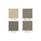 C08 Jaune sable, C57 Beige vintage, C58 Vert olive, C14 Brun Atlas