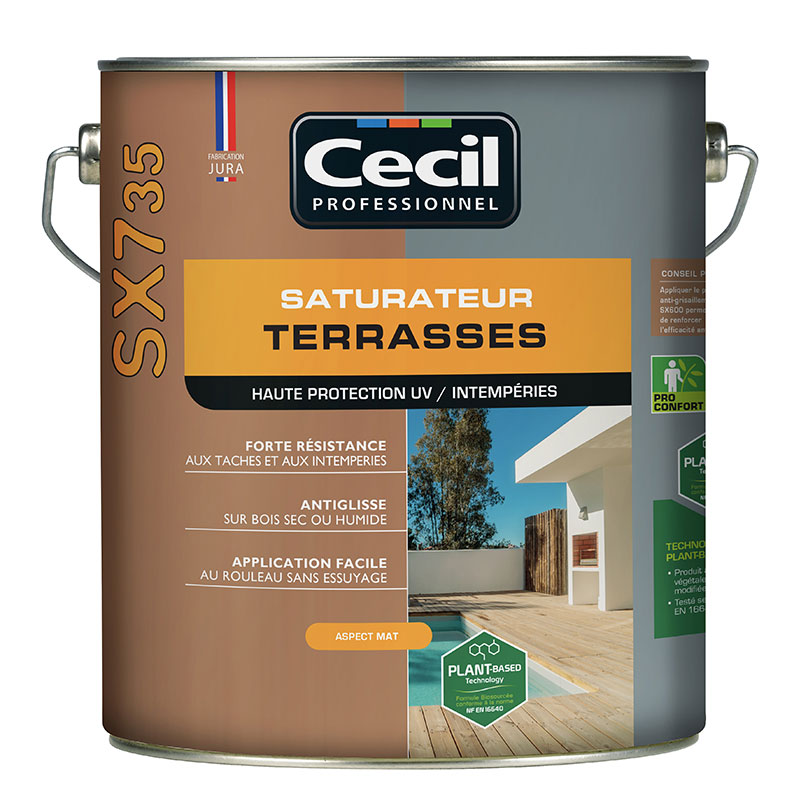 Produits de traitement  SATURATEUR DE TERRASSESX 735 de Cecil Pro