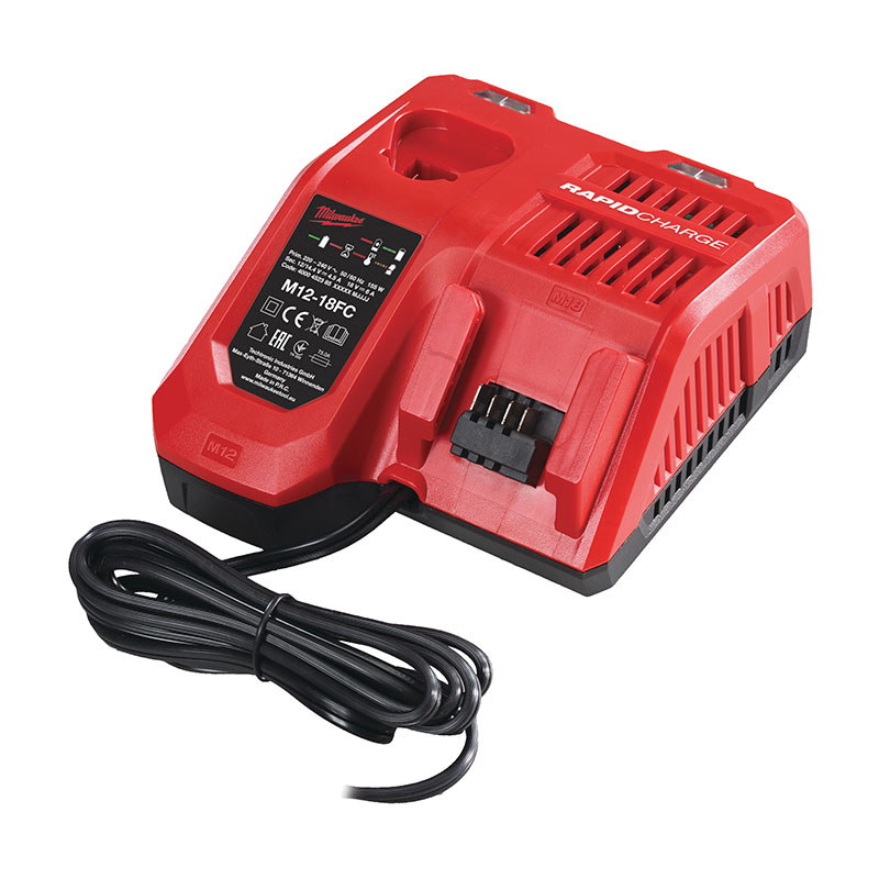 Chargeur Rapide M12-18FC de Milwaukee