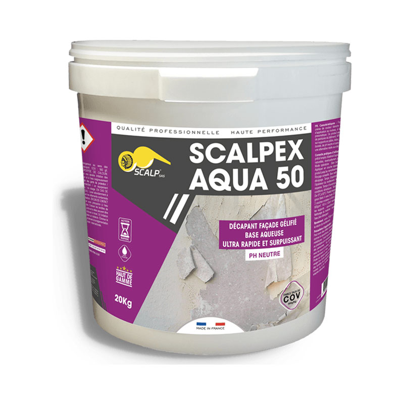  Décapant façade gélifié SCALPEX AQUA 50 Scalp