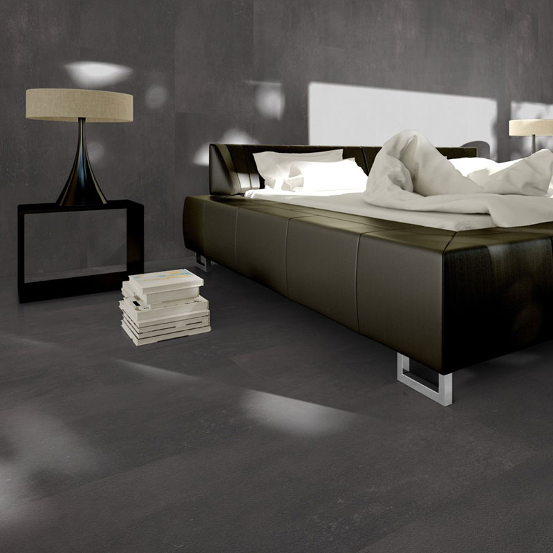 Lames et dalles Solide Click 55 Solide Click 55 Oneflor Europe - Cement dark grey