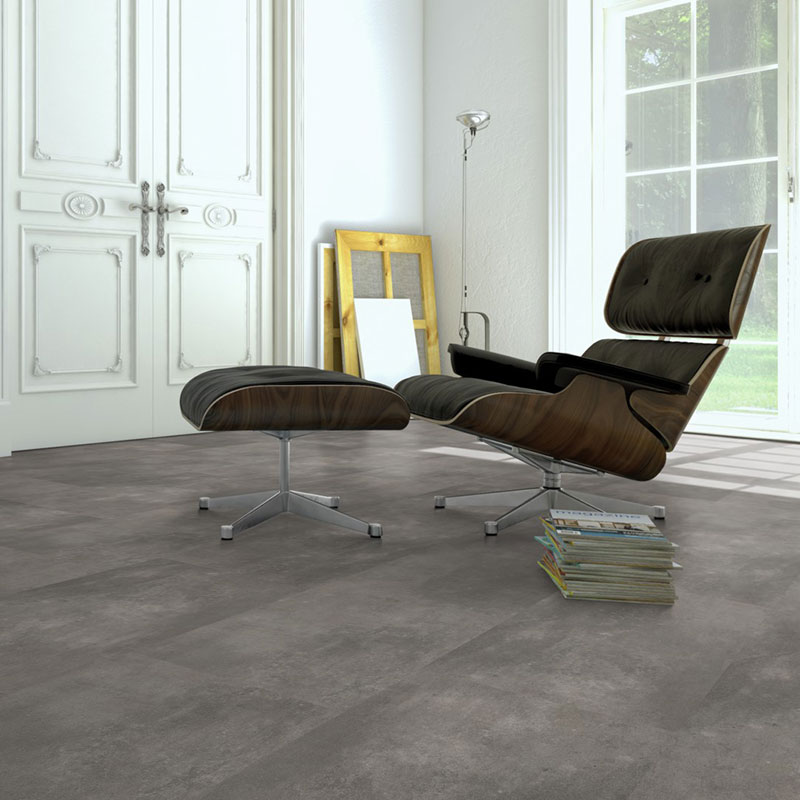 Lames et dalles Solide Click 55 Solide Click 55 Oneflor Europe - Cement naturel