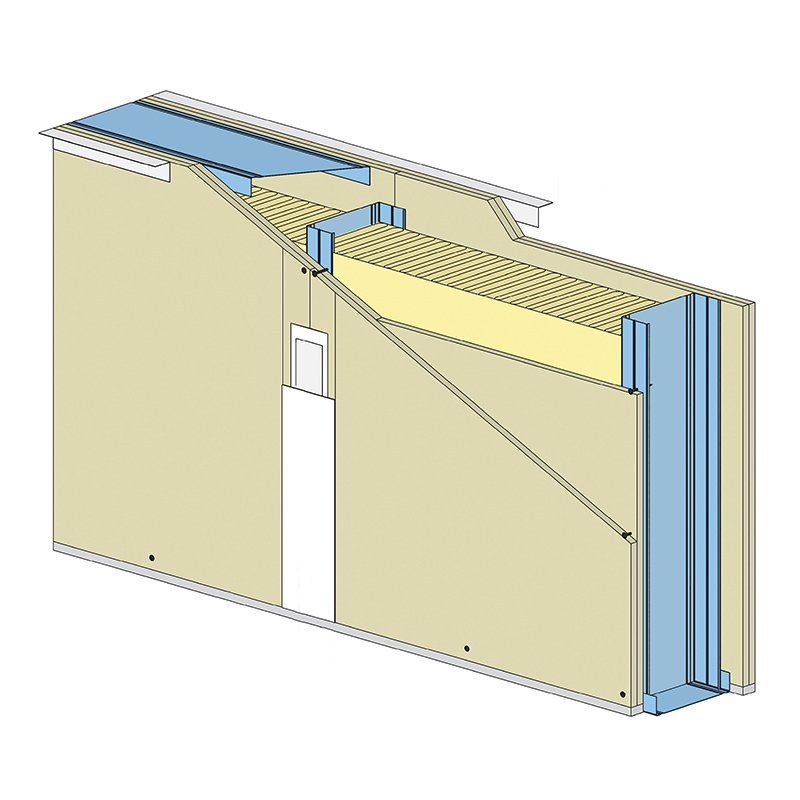 CLOISON STANDARD DE GRANDE HAUTEUR - KMA 22 OVERSIZE CINÉMA Knauf 2