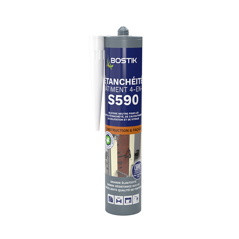 Mastic de silicone S590 Bostik