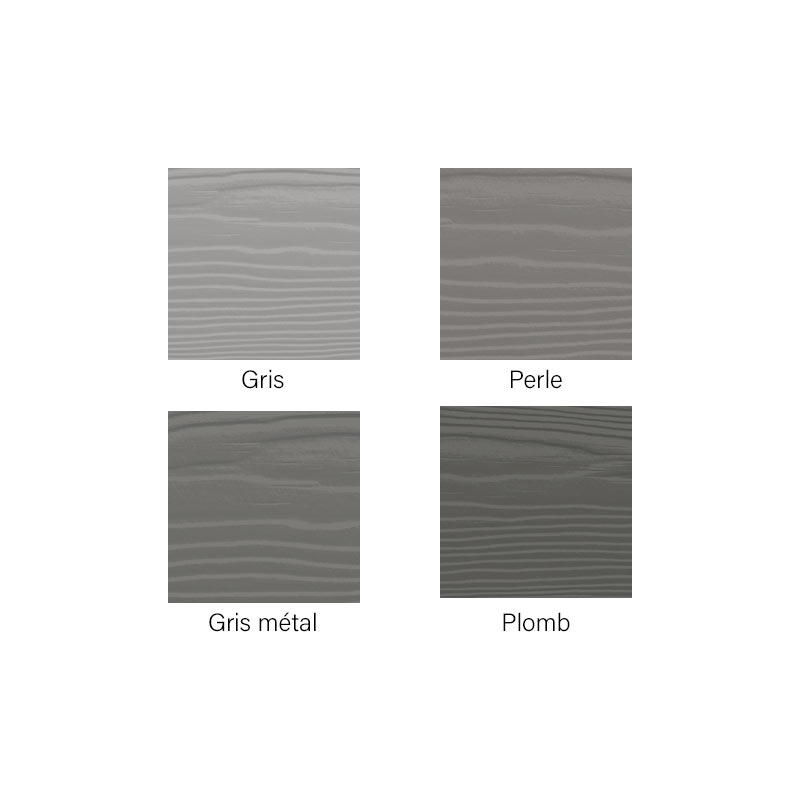 C05 Gris, C52 Perle, C56 Gris métal, C53 Plomb