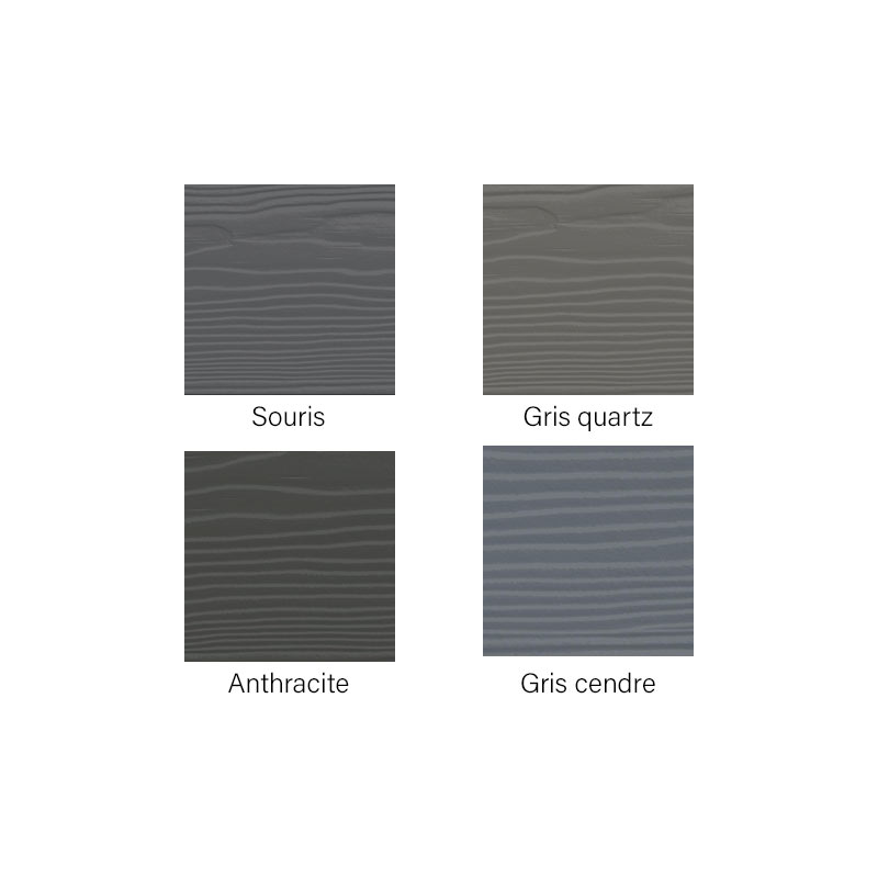 C54 Souris, C59 Gris quartz, C60 Anthracite, C15 Gris cendre