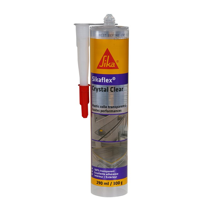 MASTIC COLLE MULTI-USAGES TRANSPARENT Sikaflex® Crystal Clear Sika