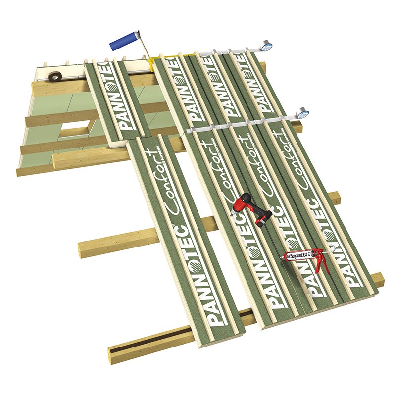 Traitement isolation charpente Pannotec® Confort RB Soprema 2