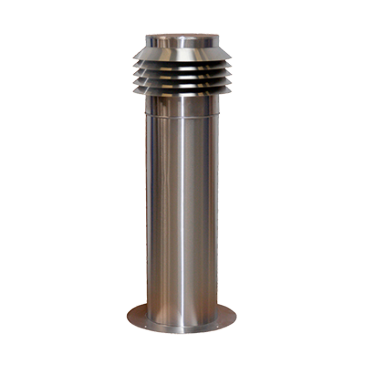 Borne de prise d'air exterieur Lewt-a 355 inox Helios