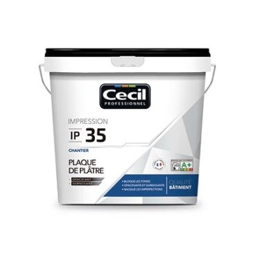 Impression plaque de plâtre IP35 Cecil