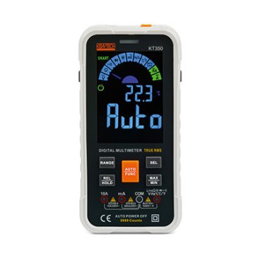 Multimètre de Poche Numérique TRMS Automatique Écran Couleur LCD KT350 Turbotronic