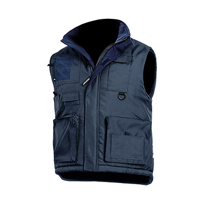 Gilet multipoches double polaire