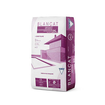 Ciment blanc BLANCAT par VICAT