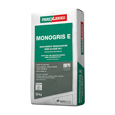 Sous-enduit monocouche MONOGRIS E Parexlanko