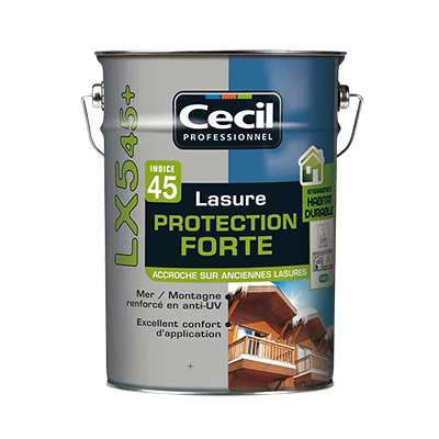  Lasure protection forte LX545 + Cecil Pro