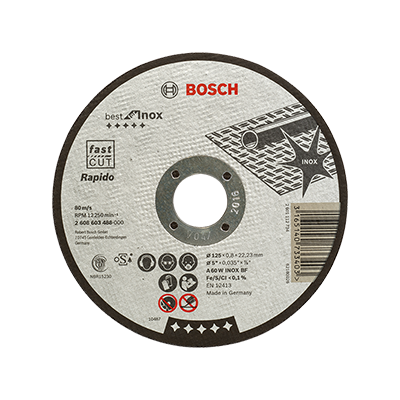 Disque Rapido longlife acier - inox Bosch