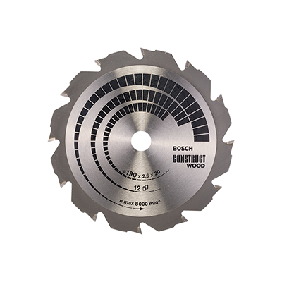 Lames de scie circulaire Construct wood Bosch