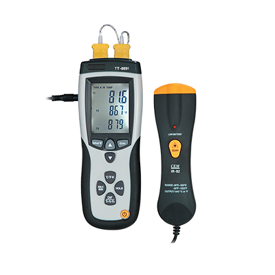 Thermomètre de contact avec sonde IR