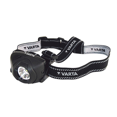 Lampe frontale Indestructible 1 wattled head light 3 aaa Varta