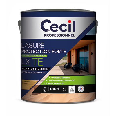 Lasure protection forte LX TE de Cecil