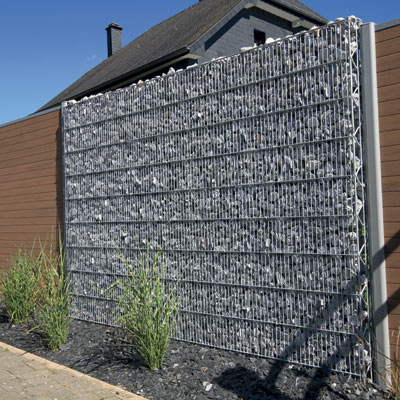 Murs - Couvertines – Parements Roche à gabions Bauma Stone