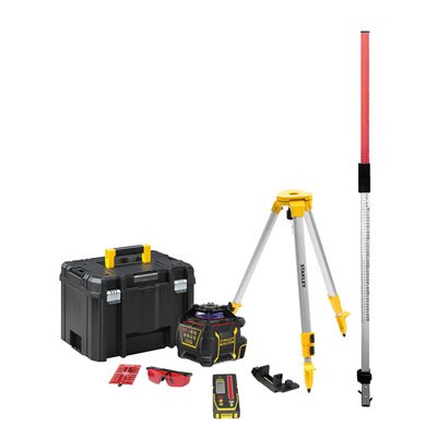 Stanley Pack investissement niveau rotatif RL600 ROUGE