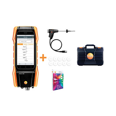 Lot analyseur de combustion TESTO 300 PREMIUM Testo