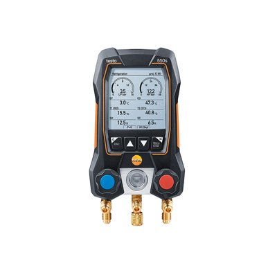 Topo mesures Manomètre 2 voies tous fluides connect avec application gratuite TESTO 550S Testo