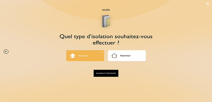 résultat simulateur isolation